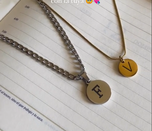 SET PAREJA - COLLARES PERSONALIZADOS 2X1