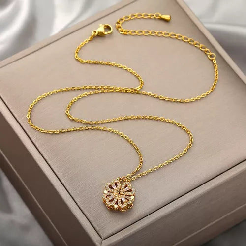 COLLAR TREBOL 4 CORAZONES