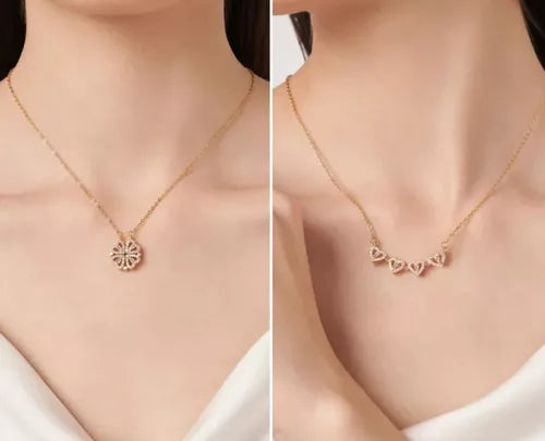 COLLAR TREBOL 4 CORAZONES