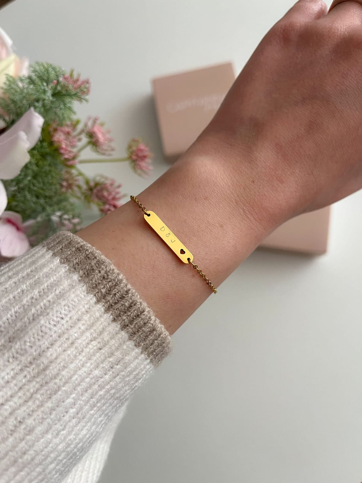 PULSERA HEART PERSONALIZADA