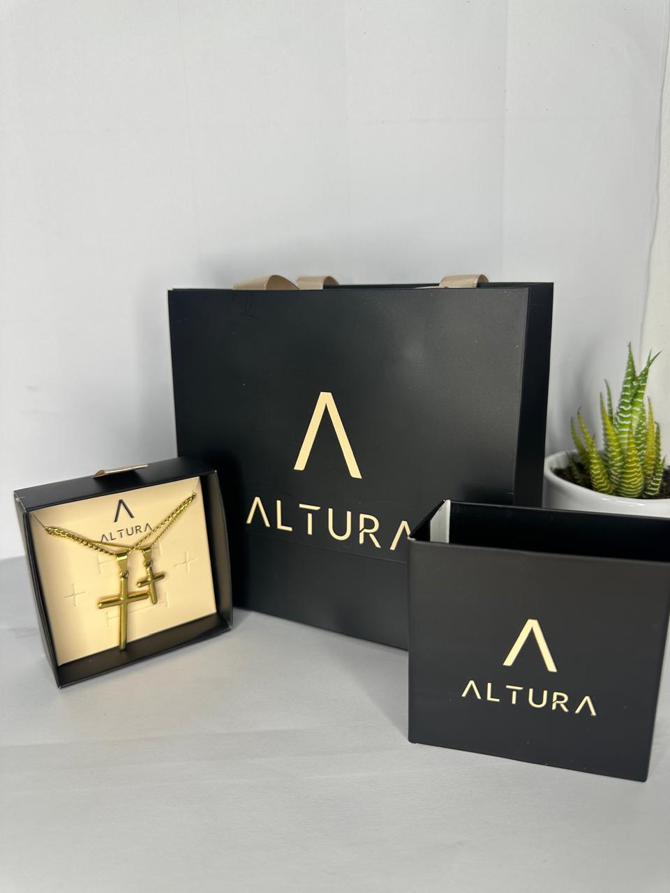SET COLLARES CRUCES PARA PAREJA