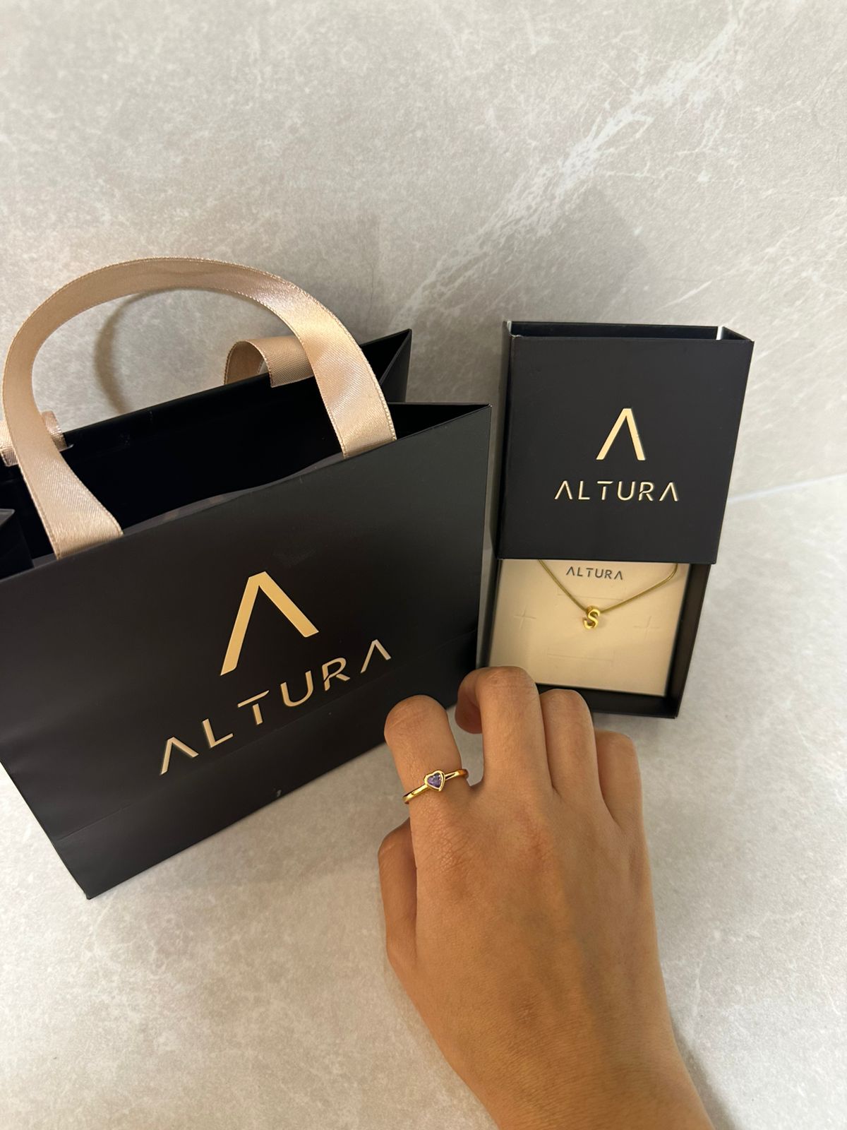 COLLAR INICIAL + ANILLO