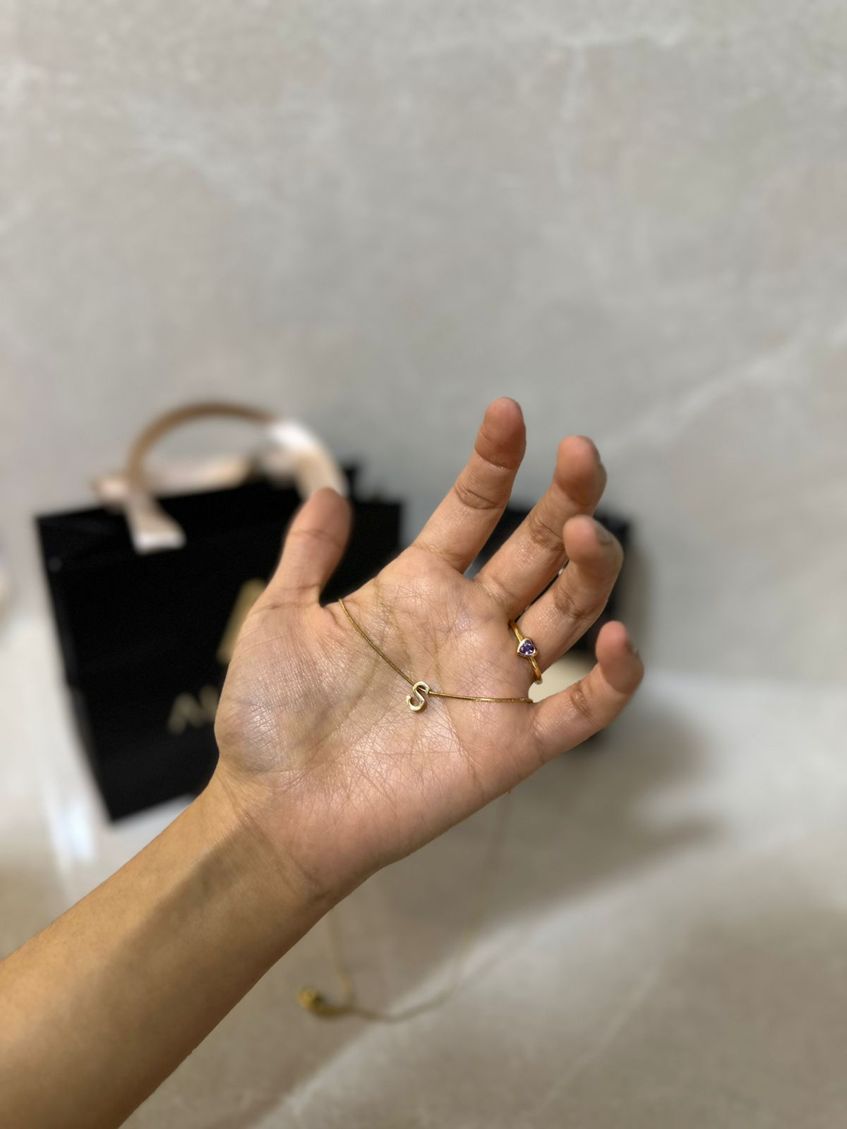 COLLAR INICIAL + ANILLO