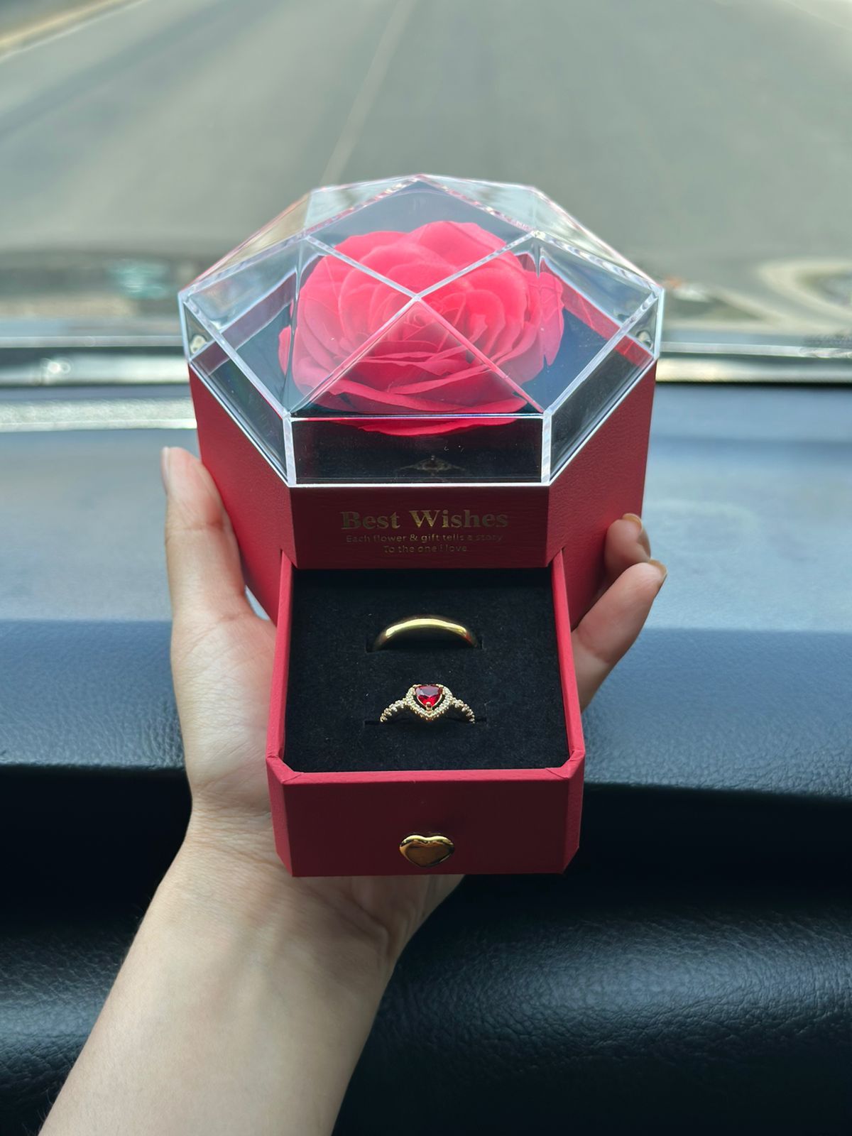 ANILLO PROMESA RED HEART