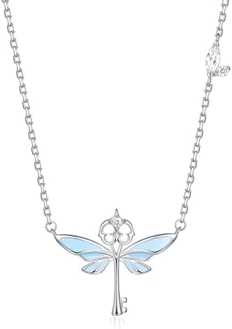 COLLAR BRILLOSO LLAVE VOLADORA