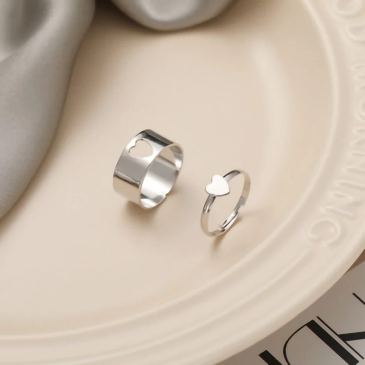 ANILLO PROMESA PUZZLE HEART