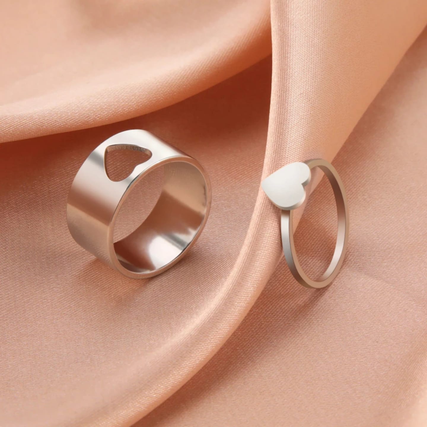 ANILLO PROMESA PUZZLE HEART