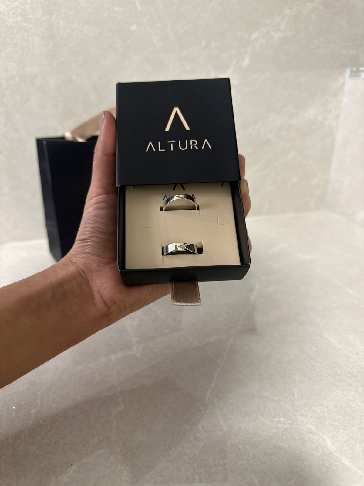ANILLOS PAREJA ARROW LOVE - PLATA LEY 950