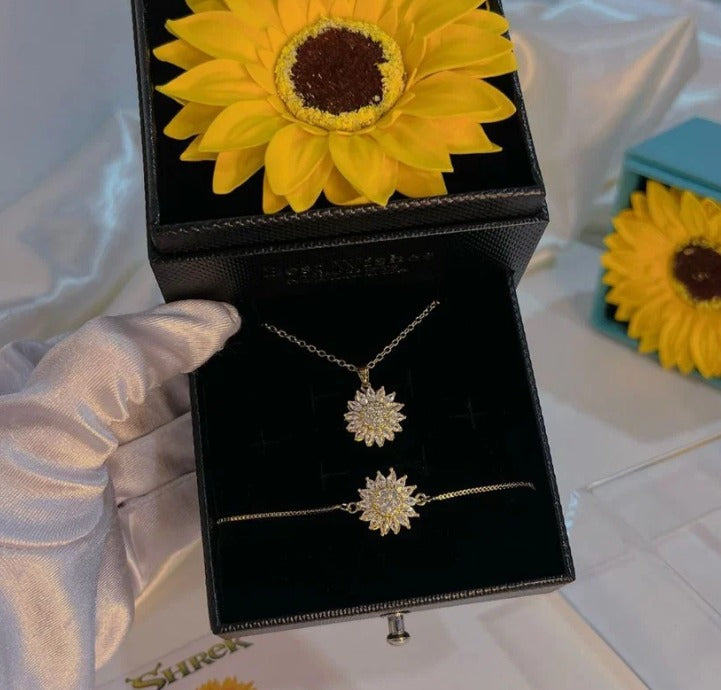 SET GIRASOLES GIRATORIOS