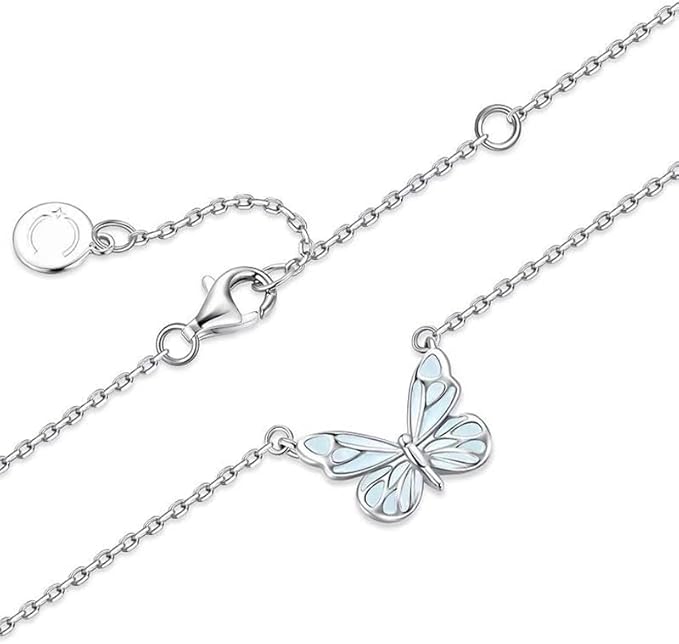 SET MARIPOSA LUMINOSA: COLLAR + PULSERA