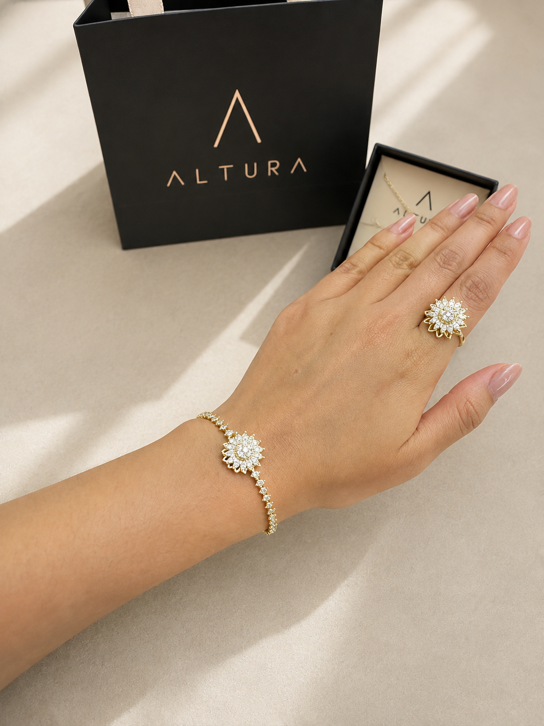 SET GIRASOLES GIRATORIOS