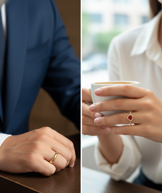ANILLO PROMESA RED HEART