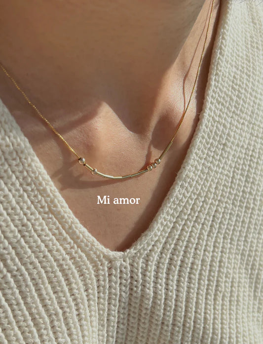 COLLAR CON CÓDIGO MORSE | ENVÍO GRATIS 📿➖🔘