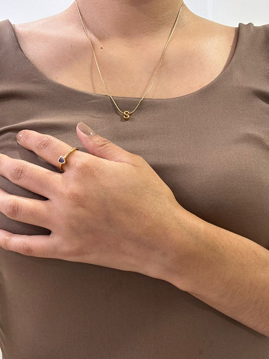 COLLAR INICIAL + ANILLO