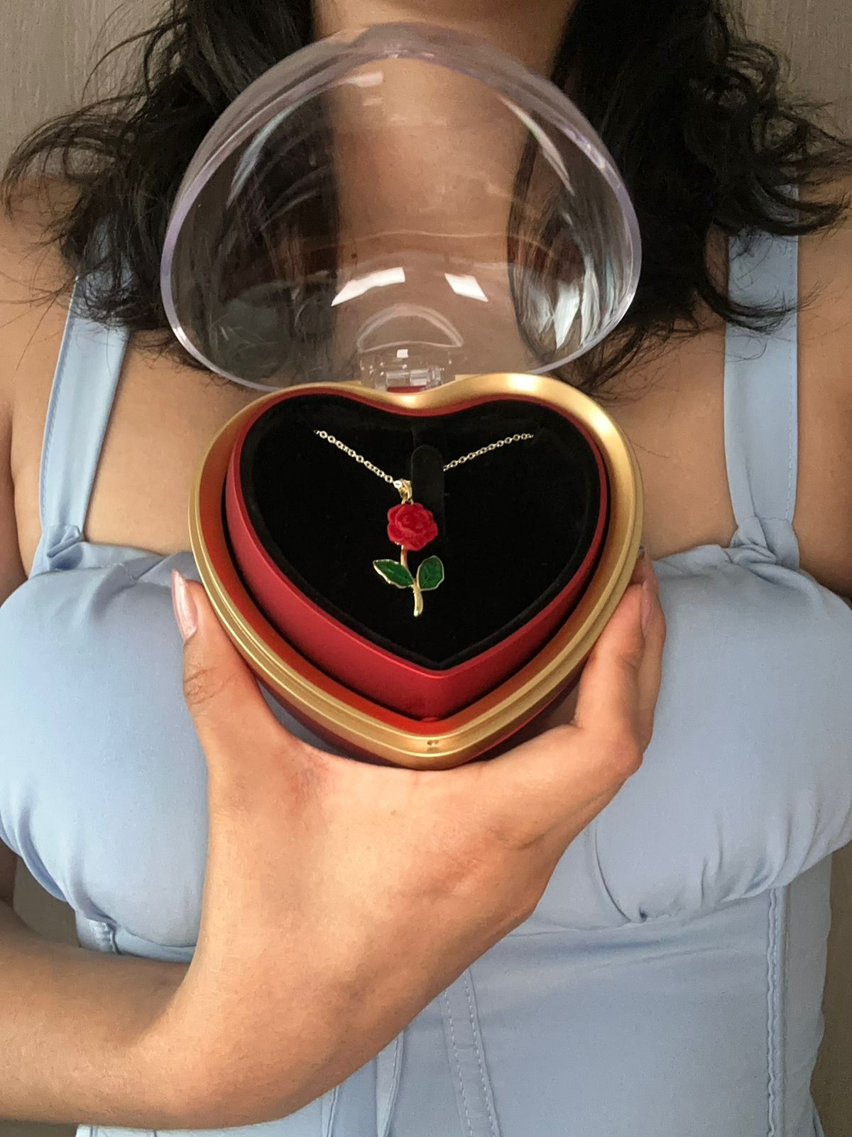 COLLAR ROSA ETERNA