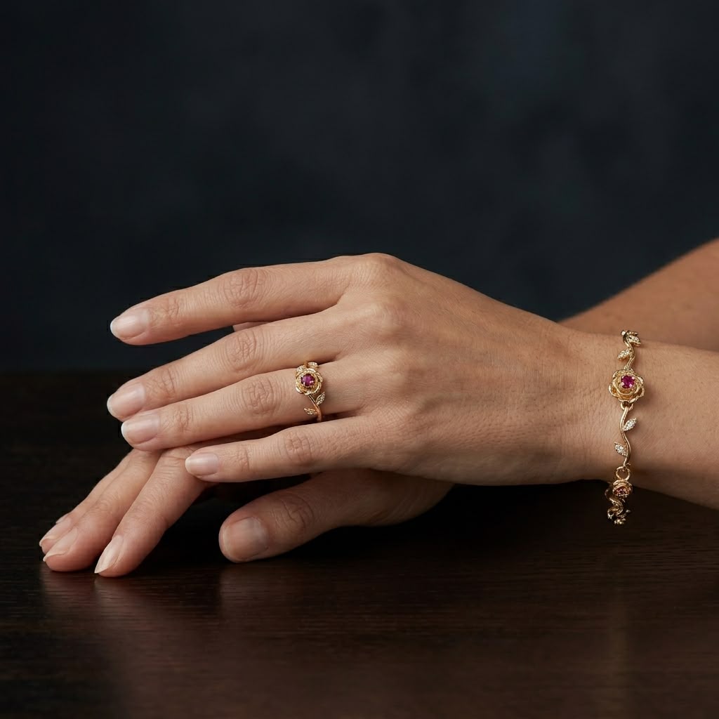 SET BELLA: BRAZALETE + ANILLO