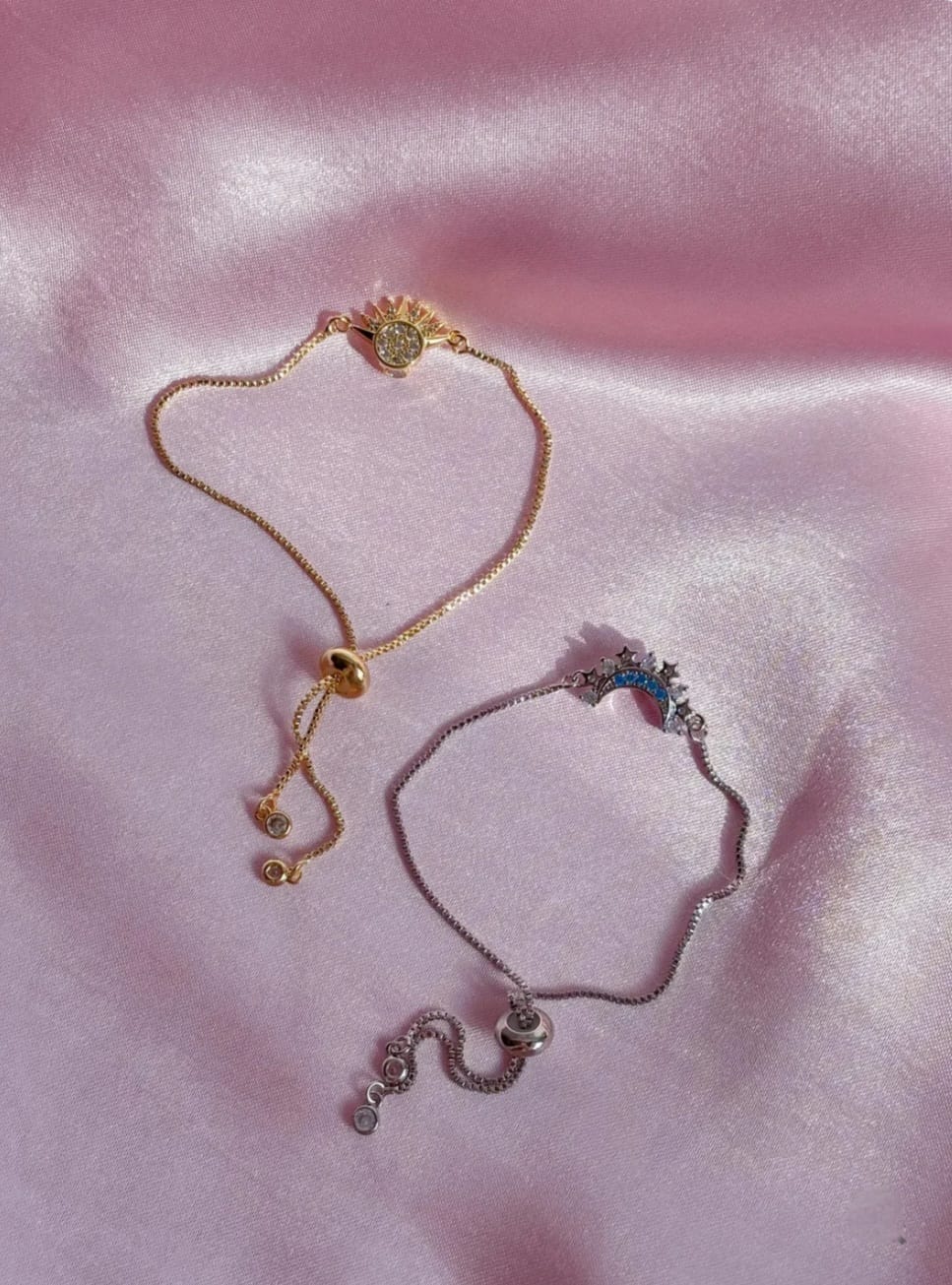 PULSERAS: SOL Y LUNA