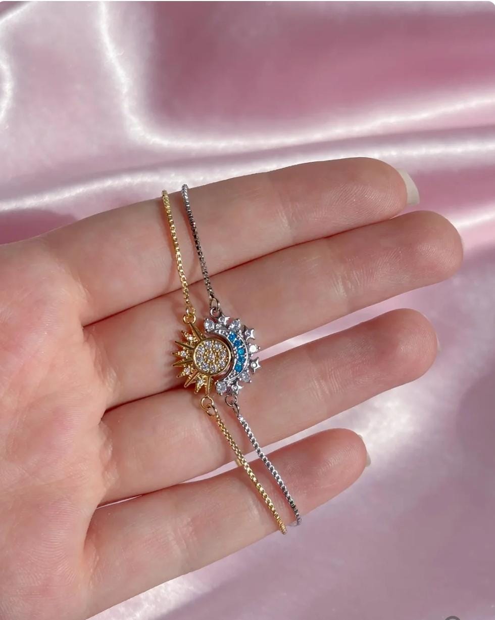 PULSERAS: SOL Y LUNA