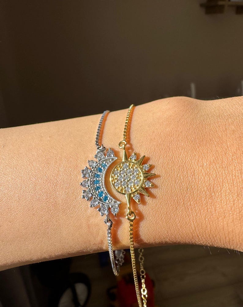 PULSERAS: SOL Y LUNA