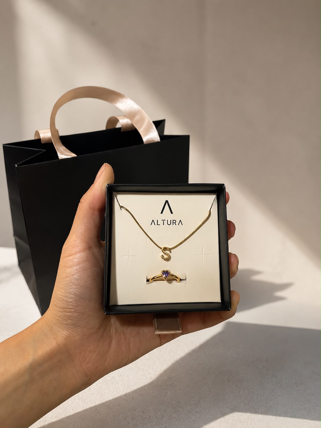 COLLAR INICIAL + ANILLO