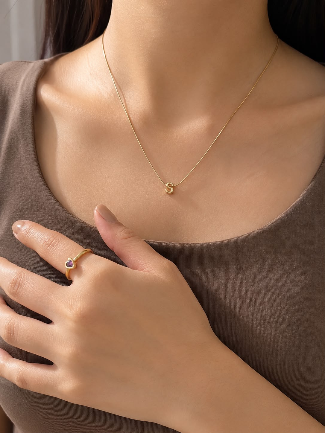 COLLAR INICIAL + ANILLO