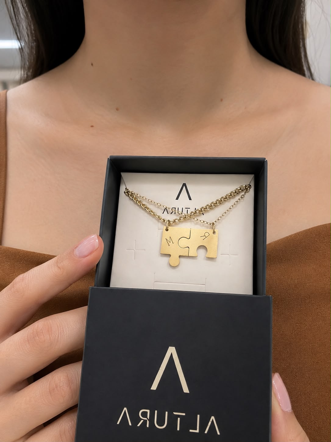 COLLAR PAREJA: PUZZLE LOVE